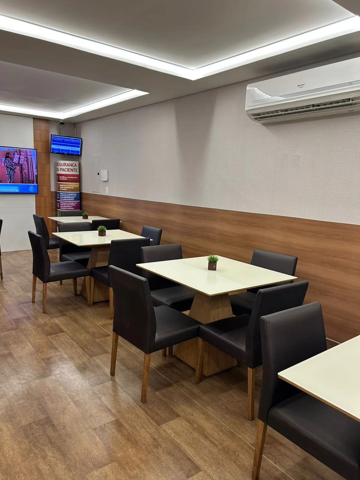 Cafeteria e refeitório para acompanhantes do Hospital AmericanCor