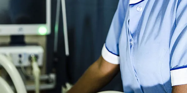 Profissional da equipe assistencial do Hospital AmericanCor