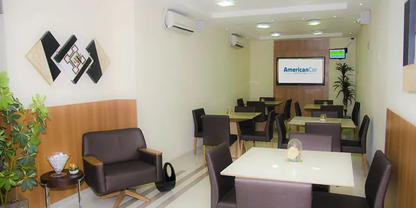 Sala de espera do Hospital AmericanCor